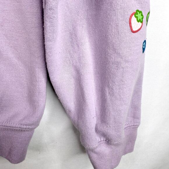 Bright Bat Purple Cow Sweatshirt Small - Picture 5 of 7